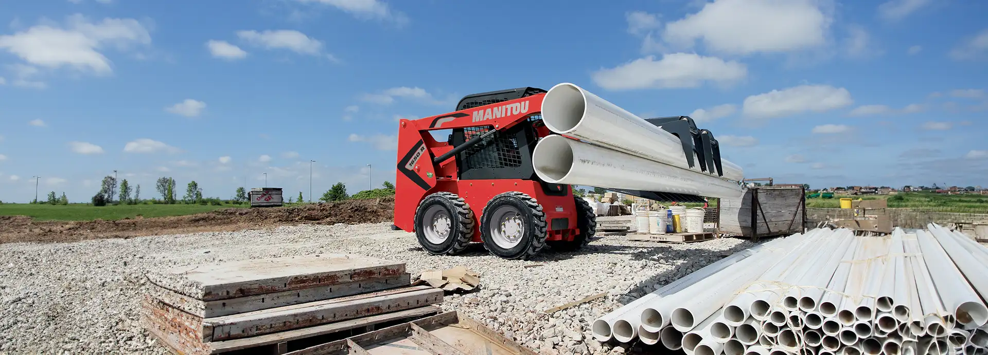 Manitou 1650R Compact Skid Loader