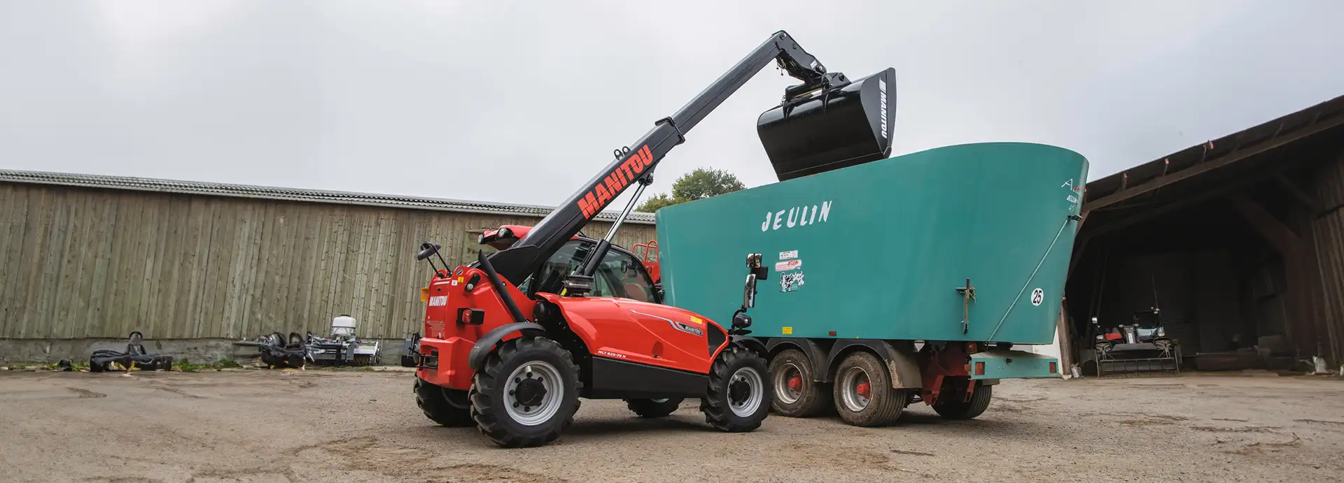 Agricultural Bucket Manitou Attachment